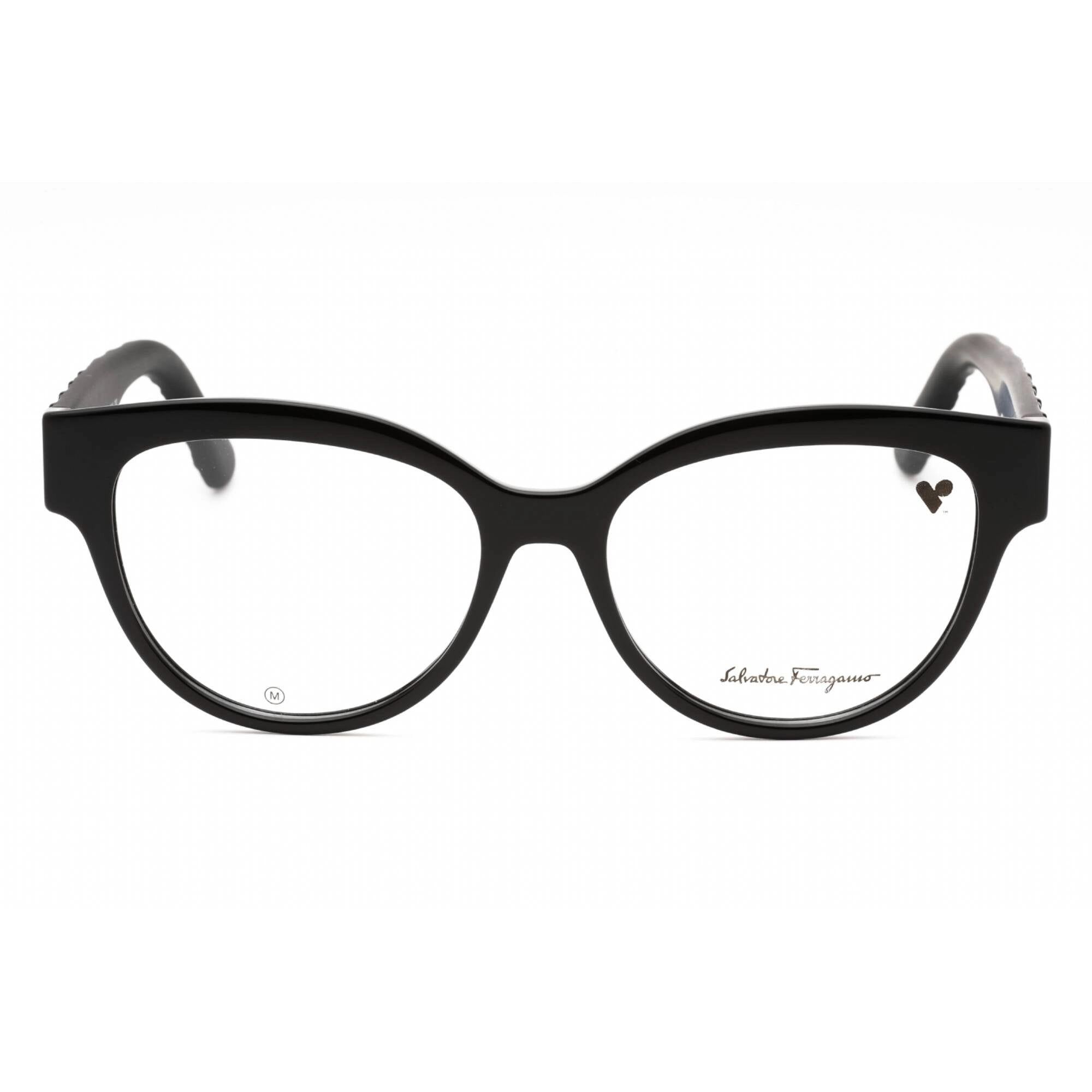 Salvatore Ferragamo Women's Eyeglasses - Black Cat Eye Full Rim Frame | SF2957E 001
