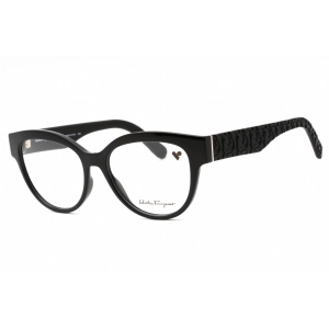 Salvatore Ferragamo Women's Eyeglasses - Black Cat Eye Full Rim Frame | SF2957E 001