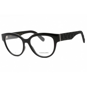 Salvatore Ferragamo Women's Eyeglasses - Black Cat Eye Full Rim Frame | SF2957EN 001
