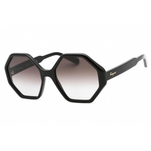 Salvatore Ferragamo Women's Sunglasses - Grey Lens Black Plastic Frame | SF1070S 001