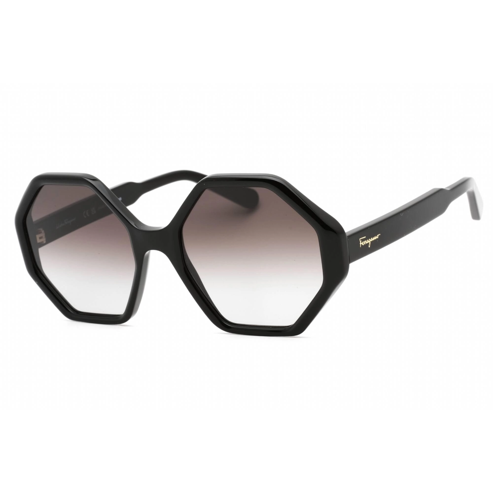 Salvatore Ferragamo Women's Sunglasses - Grey Lens Black Plastic Frame | SF1070S 001