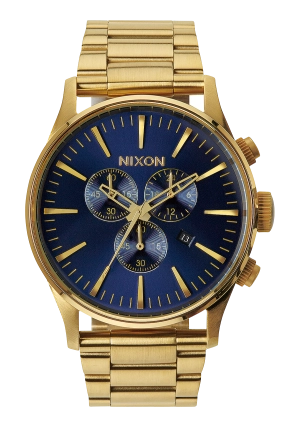 Sentry Chrono - Gold / Blue Sunray