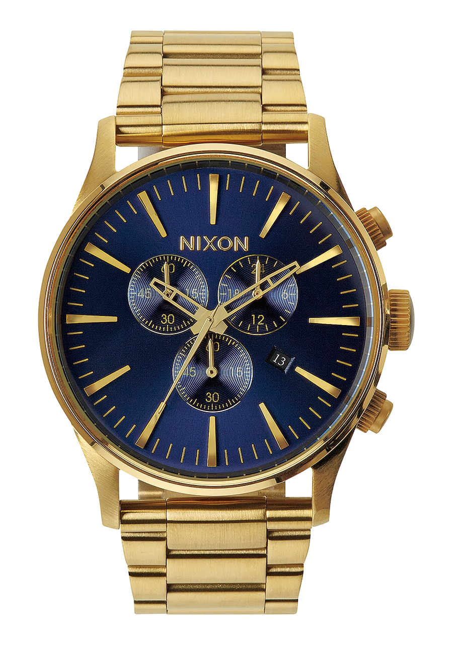 Sentry Chrono - Gold / Blue Sunray