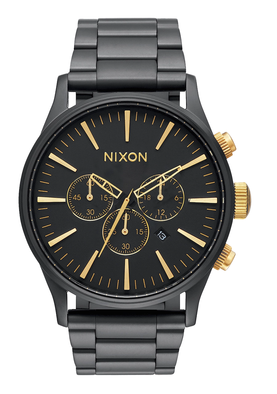 Sentry Chrono - Matte Black / Gold