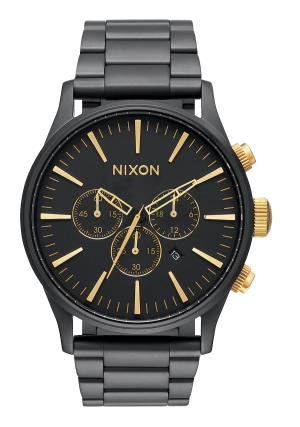 Sentry Chrono - Matte Black / Gold