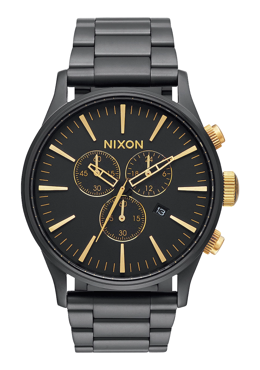 Sentry Chrono - Matte Black / Gold