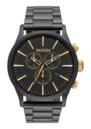 Sentry Chrono - Matte Black / Gold