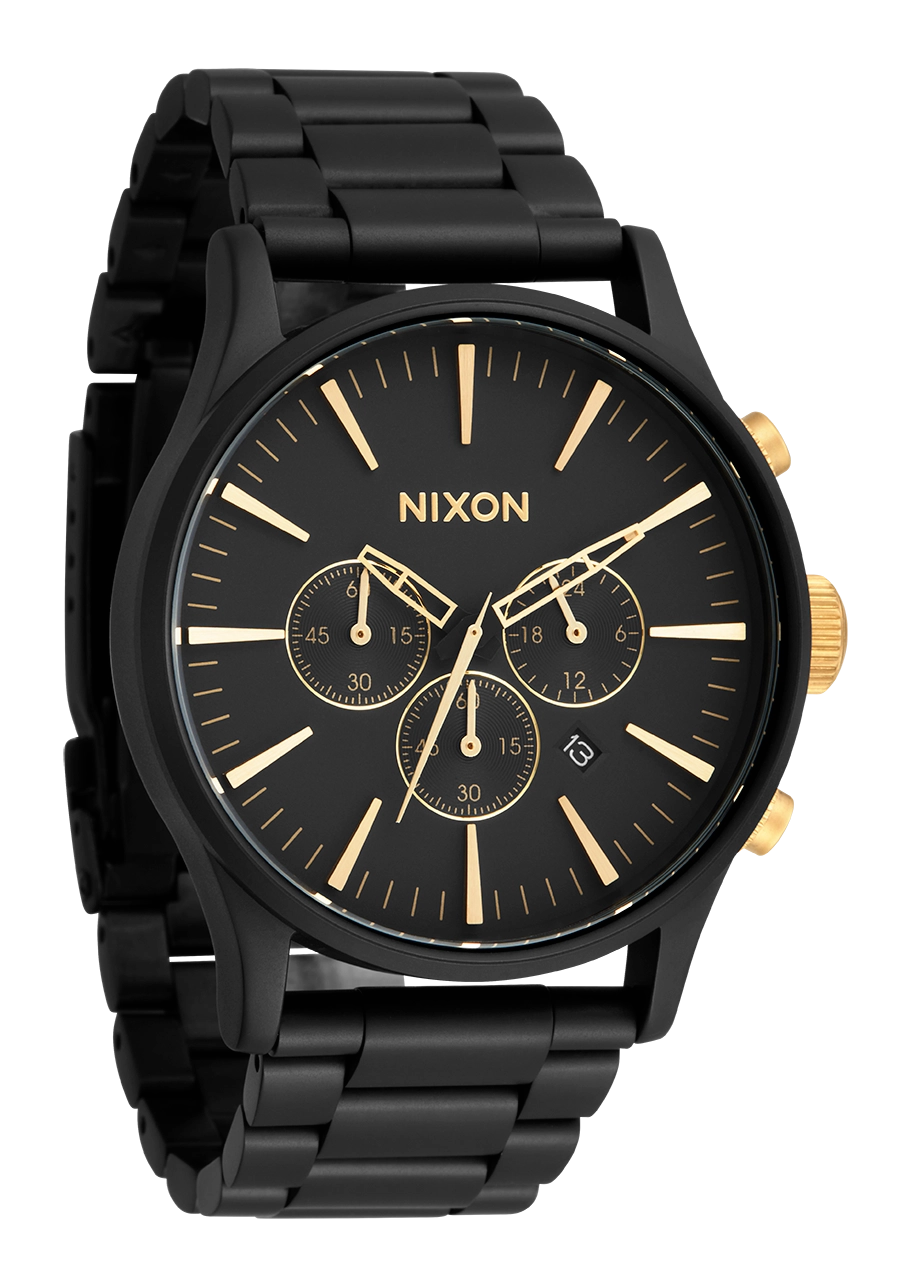 Sentry Chrono - Matte Black / Gold