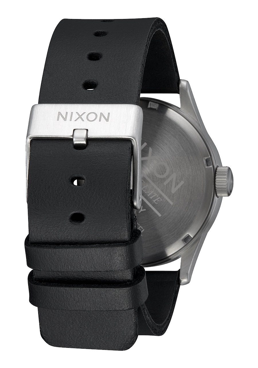 Sentry Leather - All Silver / Black