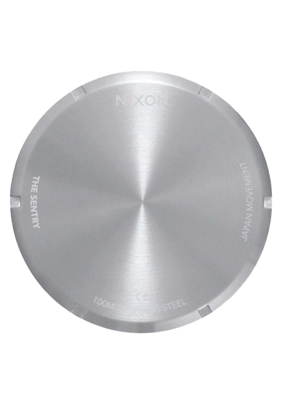 Sentry Leather - Chrome / Silver Sunray / Black