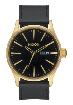 Sentry Leather - Gold / Black