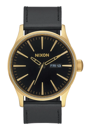 Sentry Leather - Gold / Black