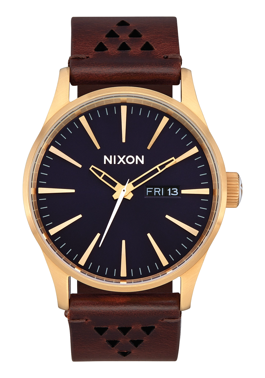 Sentry Leather - Gold / Indigo / Brown