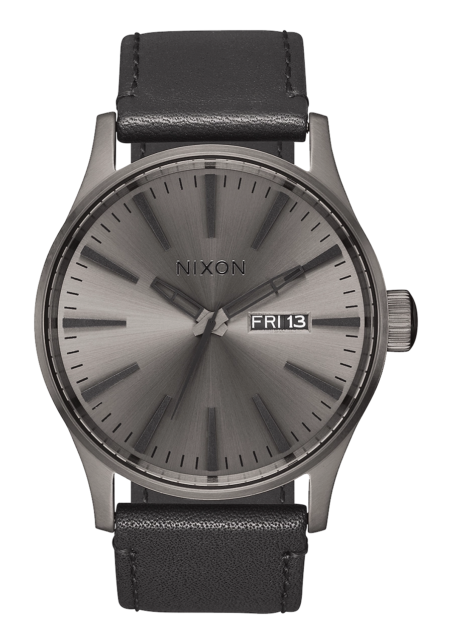 Sentry Leather - Gunmetal / Black