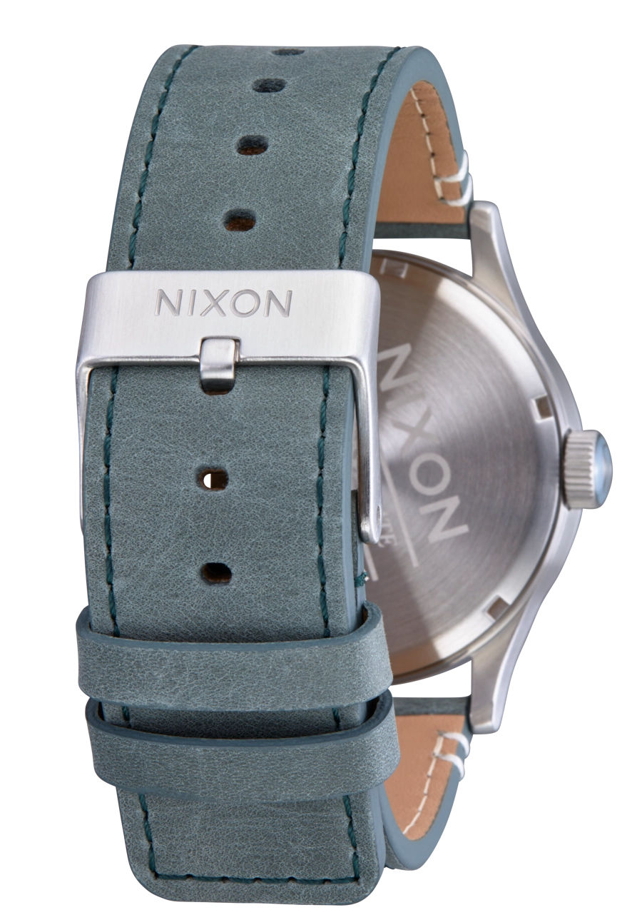 Sentry Leather - Silver /Dusty Blue / Dk Forest
