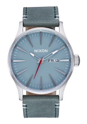 Sentry Leather - Silver /Dusty Blue / Dk Forest