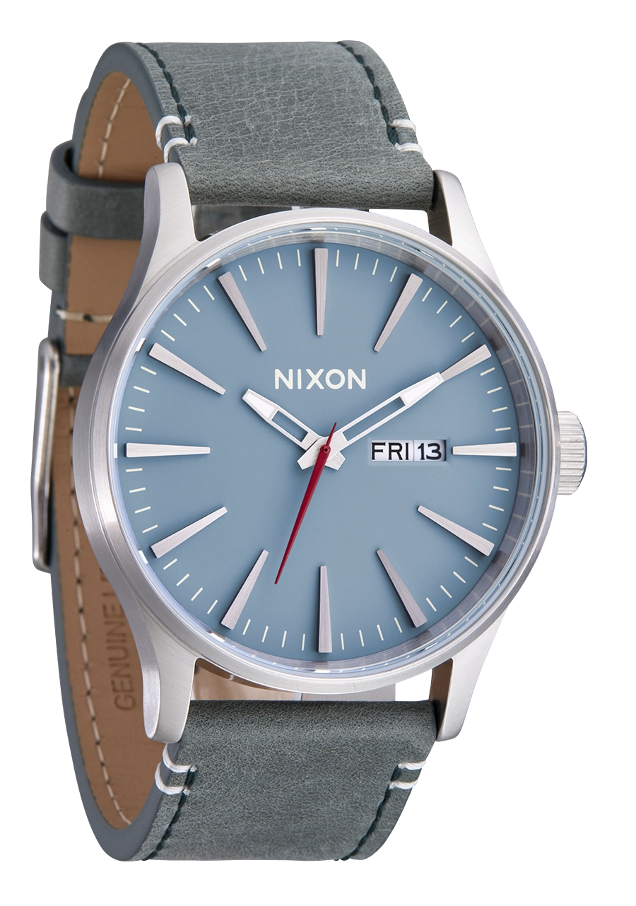 Sentry Leather - Silver /Dusty Blue / Dk Forest