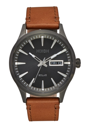 Sentry Solar Leather - Gunmetal
