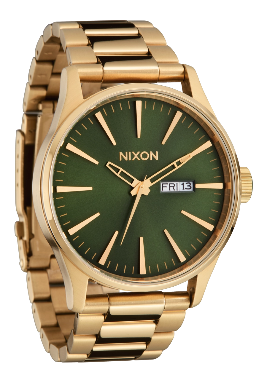 Sentry Stainless Steel - Gold / Green Sunray