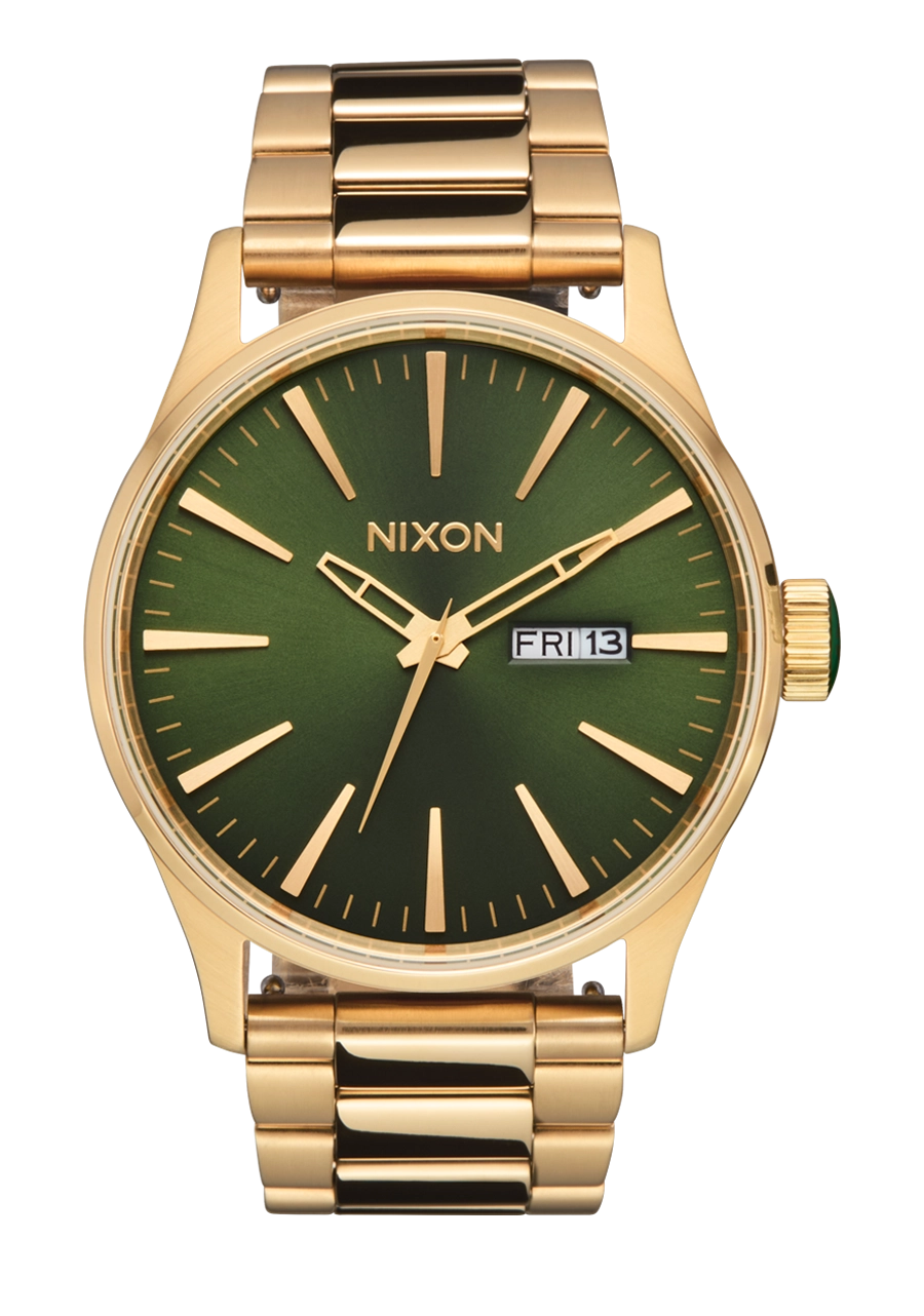 Sentry Stainless Steel - Gold / Green Sunray