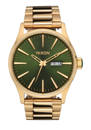 Sentry Stainless Steel - Gold / Green Sunray