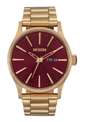 Sentry Stainless Steel - Oxblood Sunray / Gold