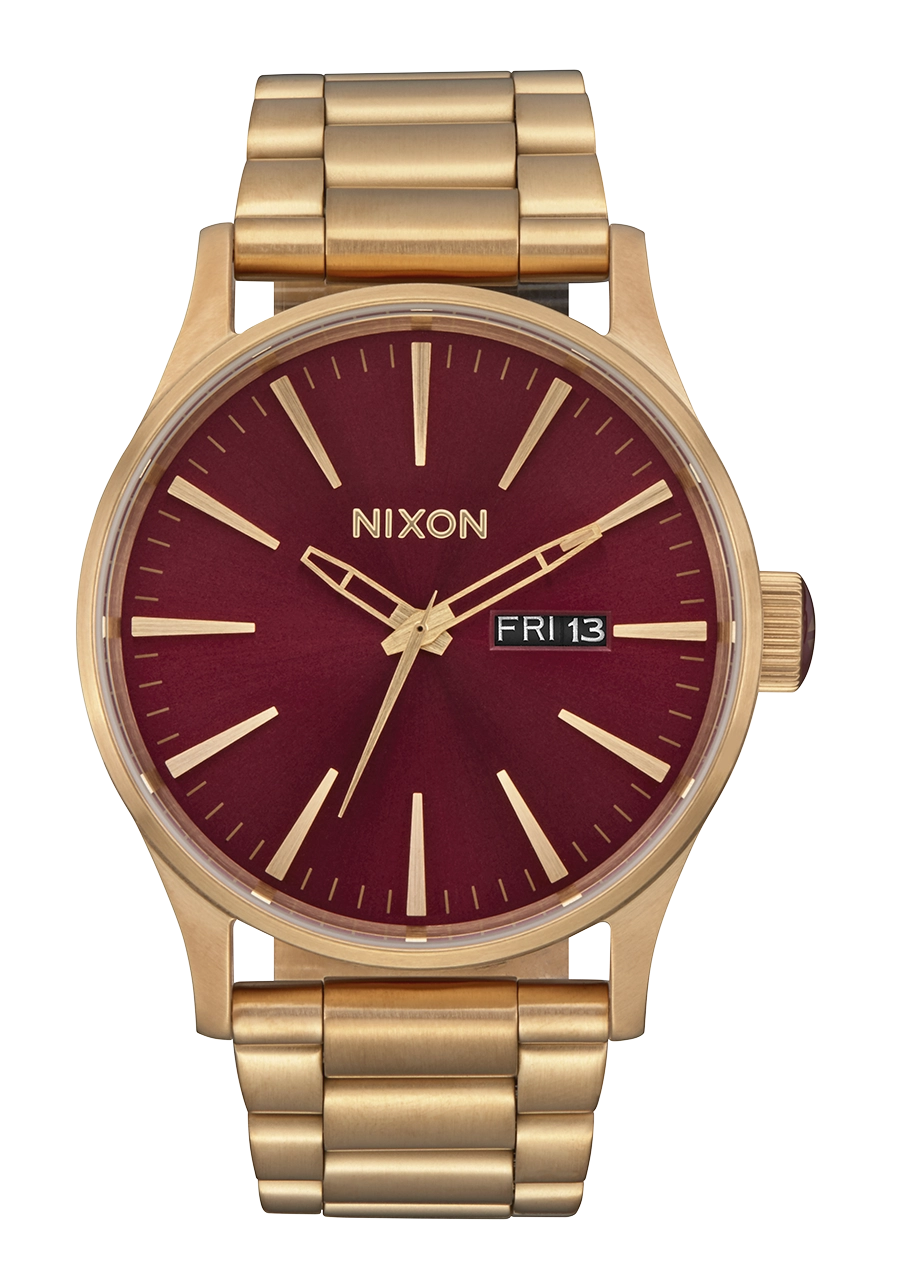 Sentry Stainless Steel - Oxblood Sunray / Gold