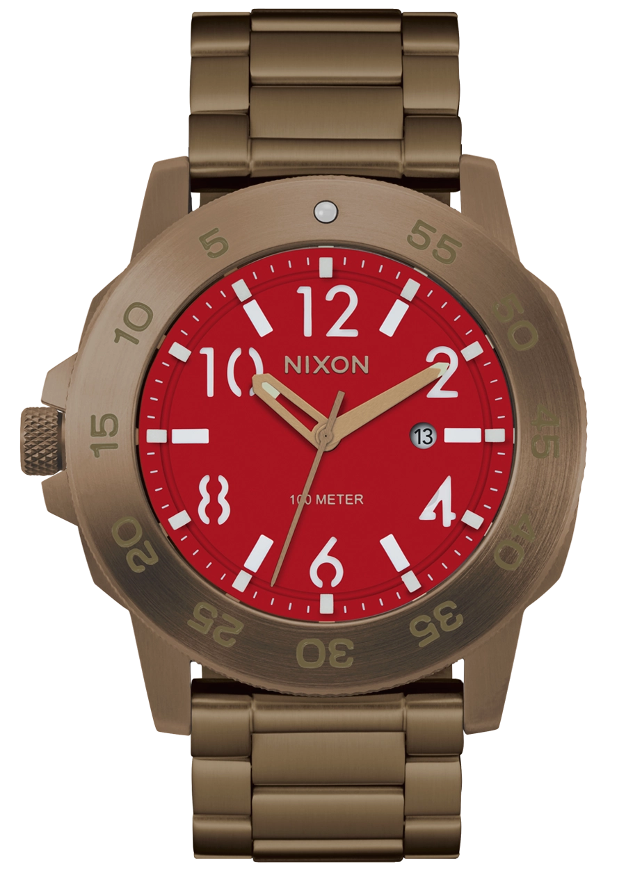 Smyth 44 - Khaki / Red