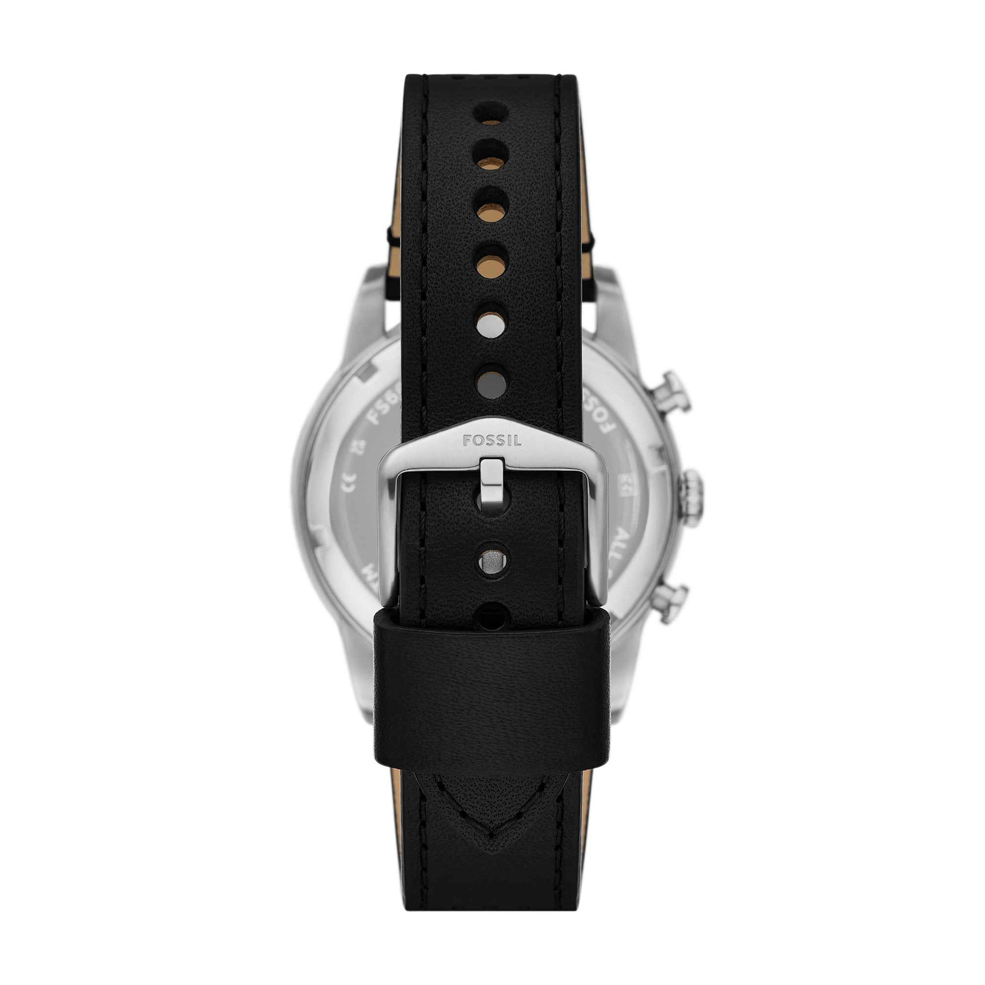 Sport Tourer Chronograph Black Leather Watch