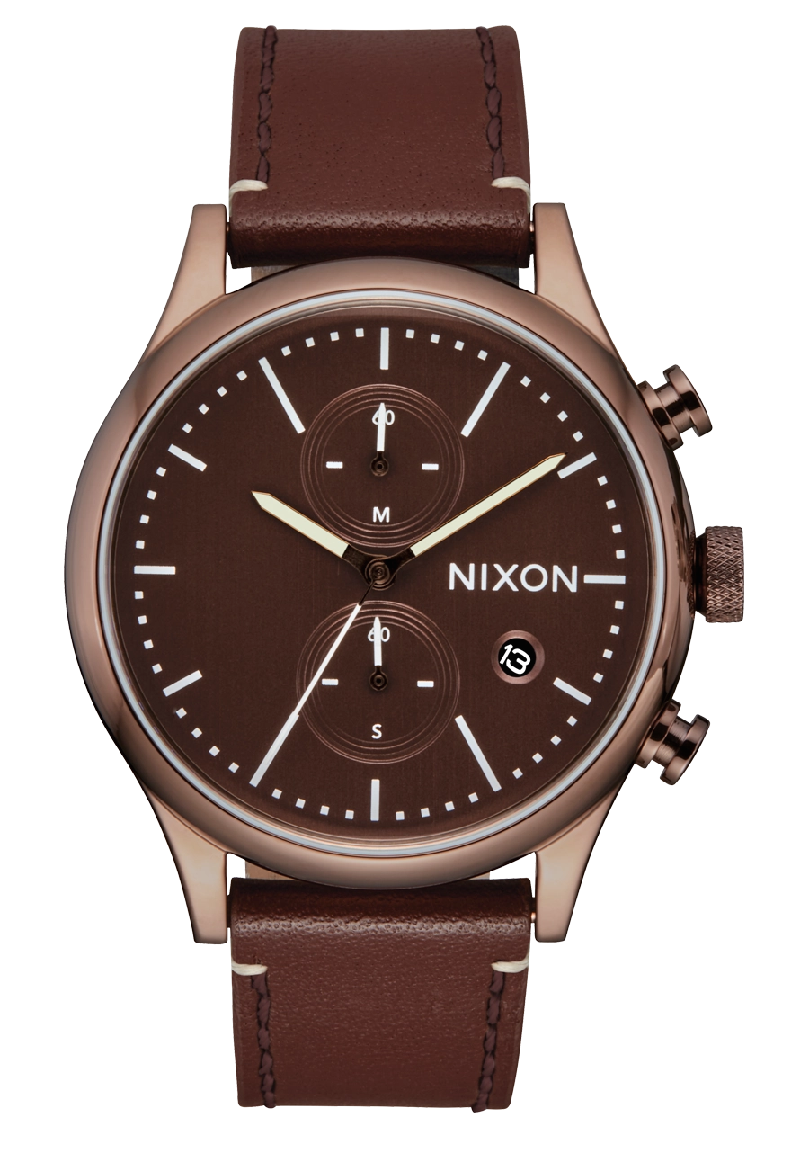 Station Chrono Leather - Chocolate / Cappuccino / Brown