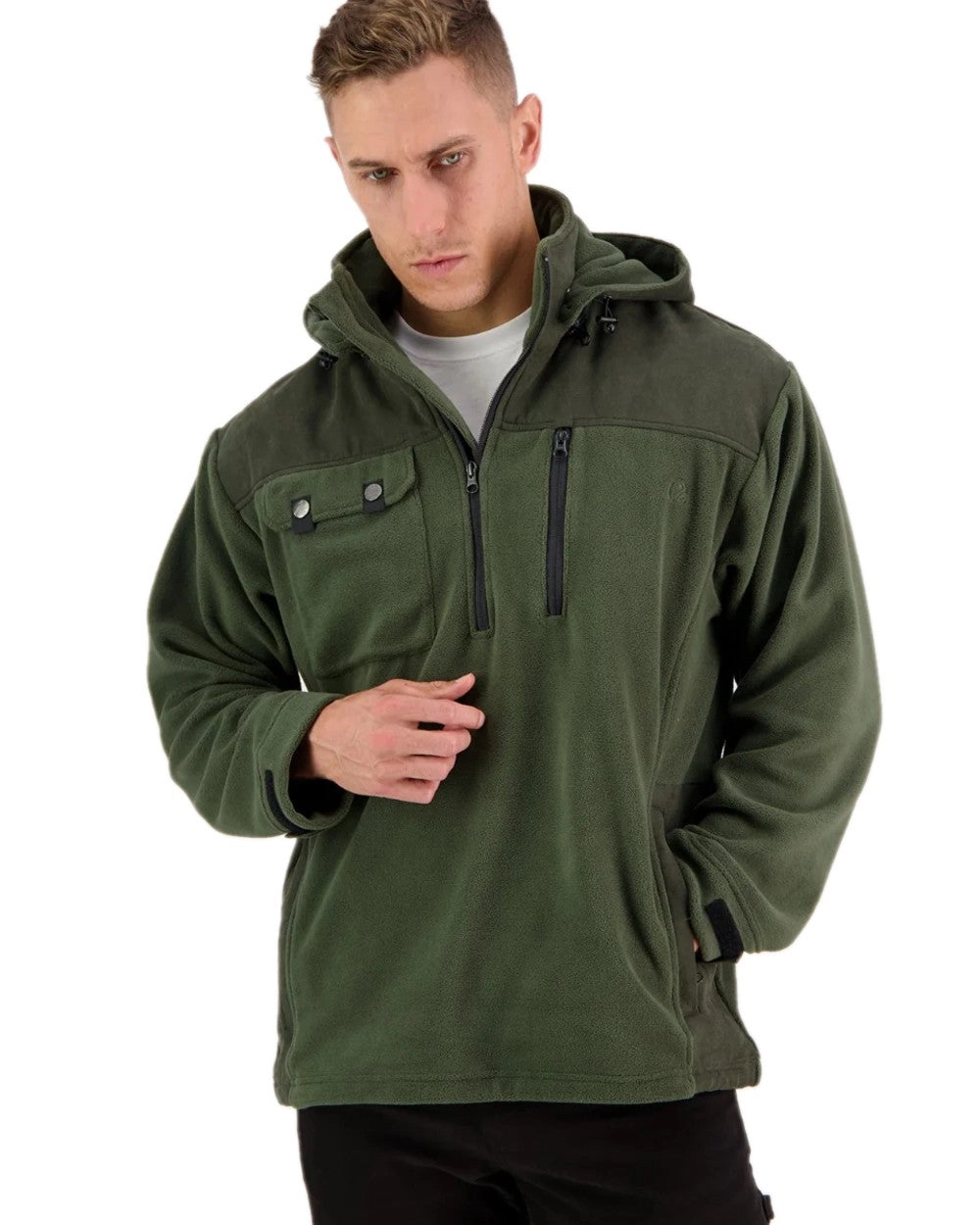 Swanndri Mens High Rock Technical Fleece Hoodie