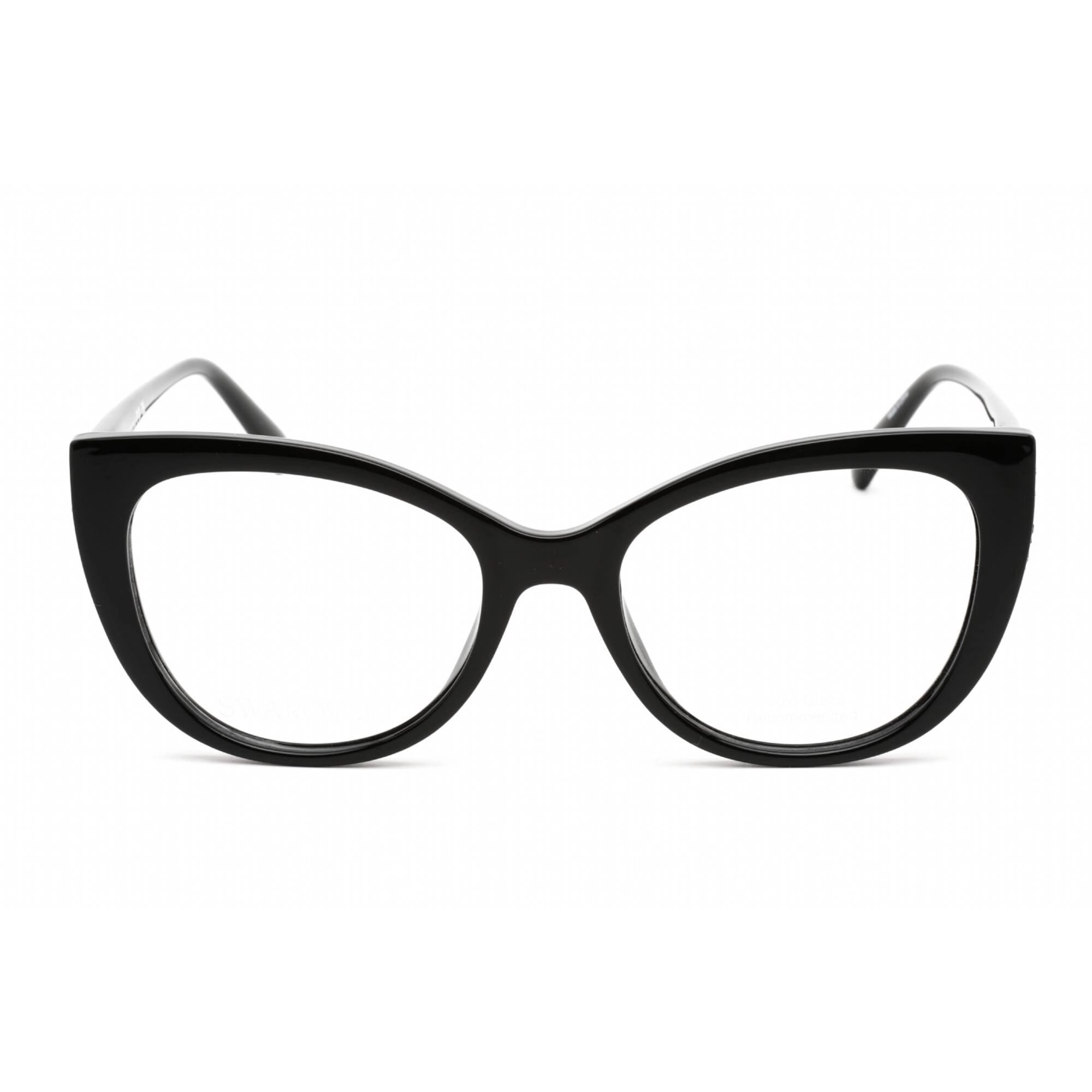 Swarovski Women's Eyeglasses - Full Rim Cat Eye Shiny Black Plastic Frame | SK5291 001