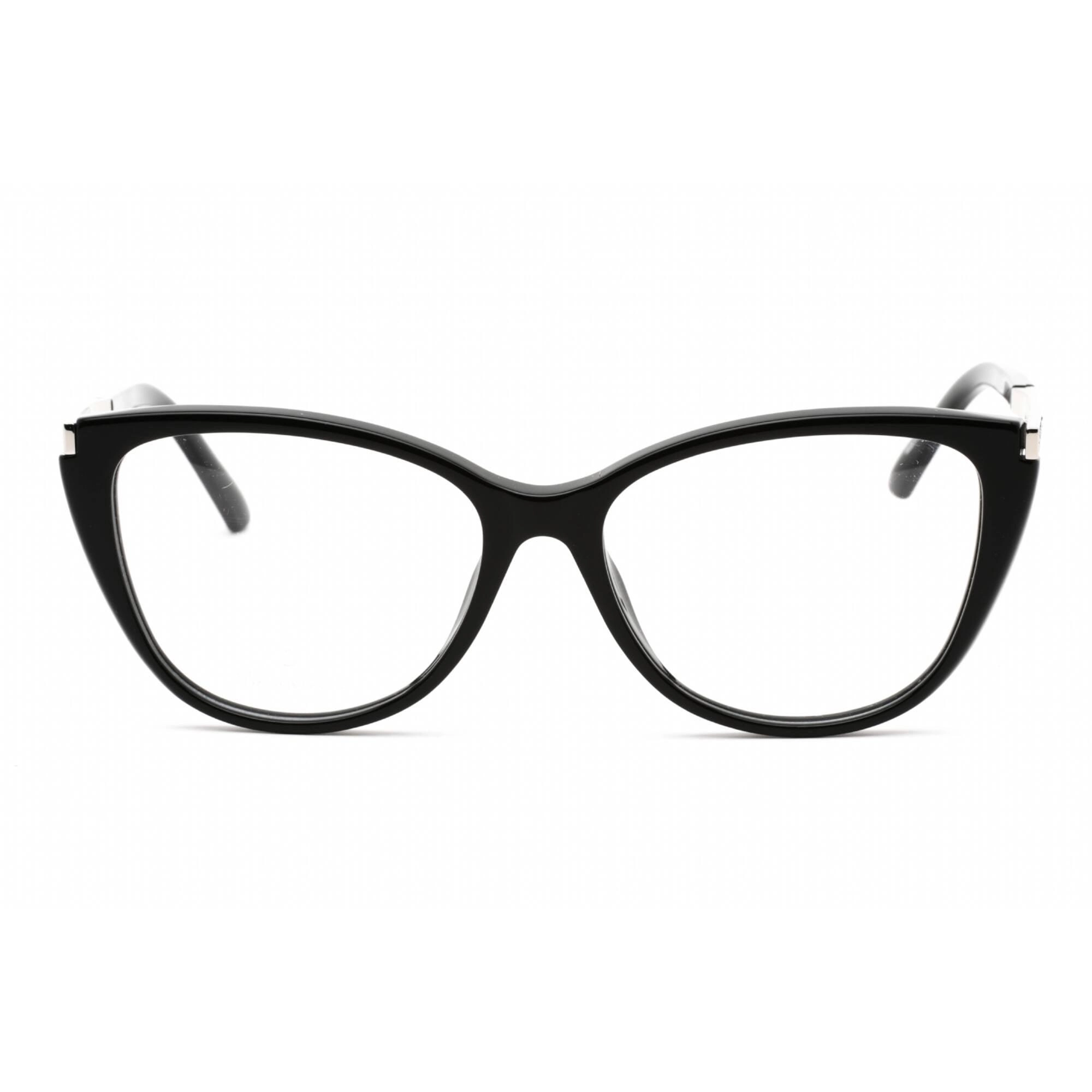 Swarovski Women's Eyeglasses - Full Rim Cat Eye Shiny Black Plastic Frame | SK5414 001