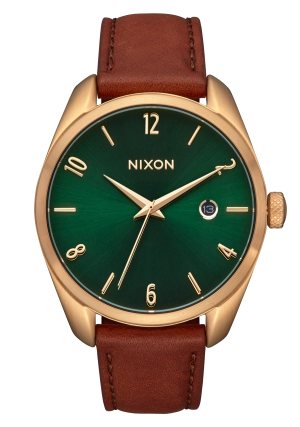 Thalia Leather - All Gold / Green Sunray