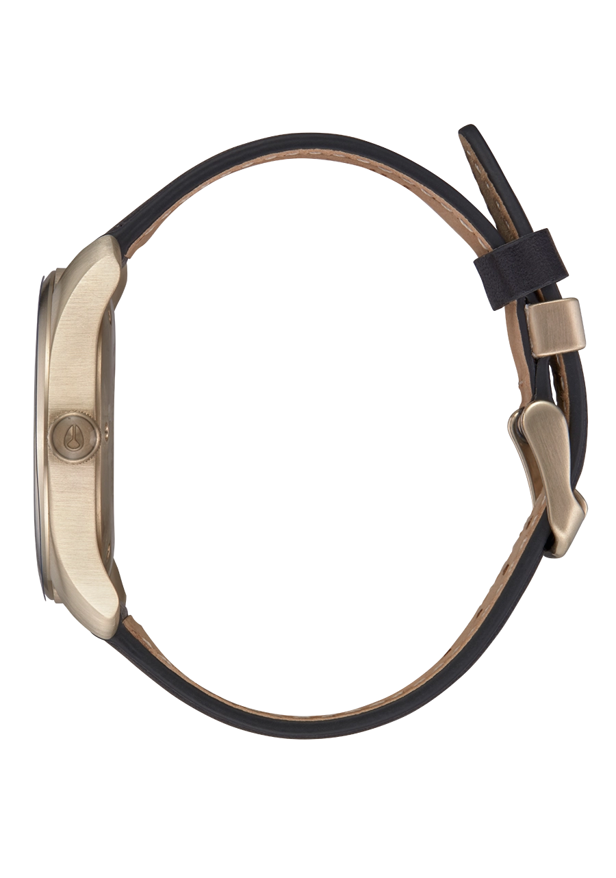 Thalia Leather - Light Gold / Black