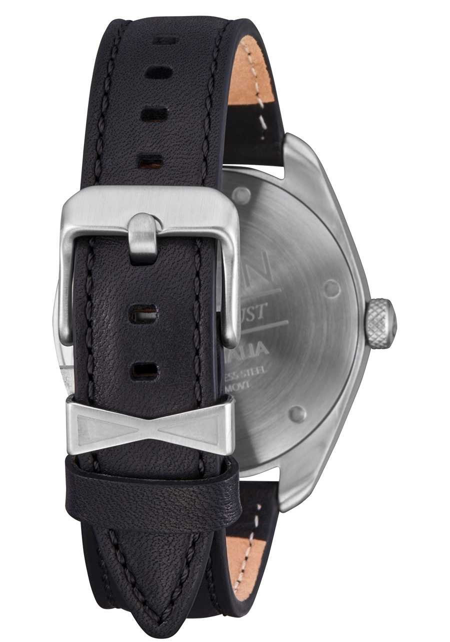 Thalia Leather - Silver / Black