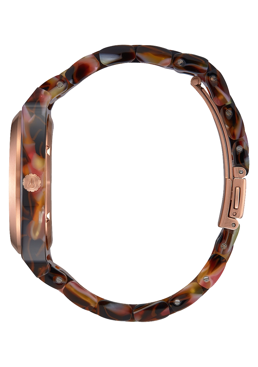 Time Teller Acetate - Rose Gold / Pink Tortoise