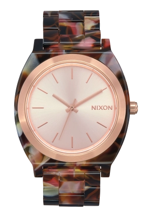 Time Teller Acetate - Rose Gold / Pink Tortoise