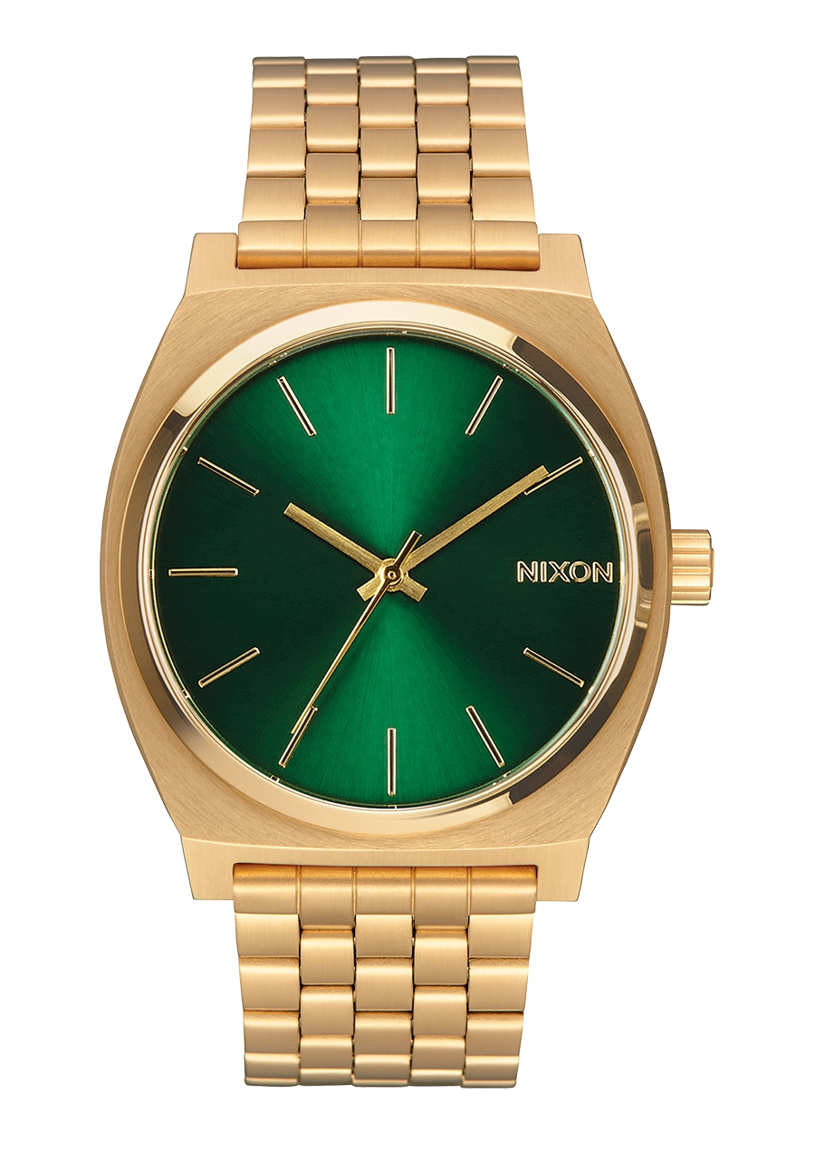 Time Teller - Gold / Green Sunray