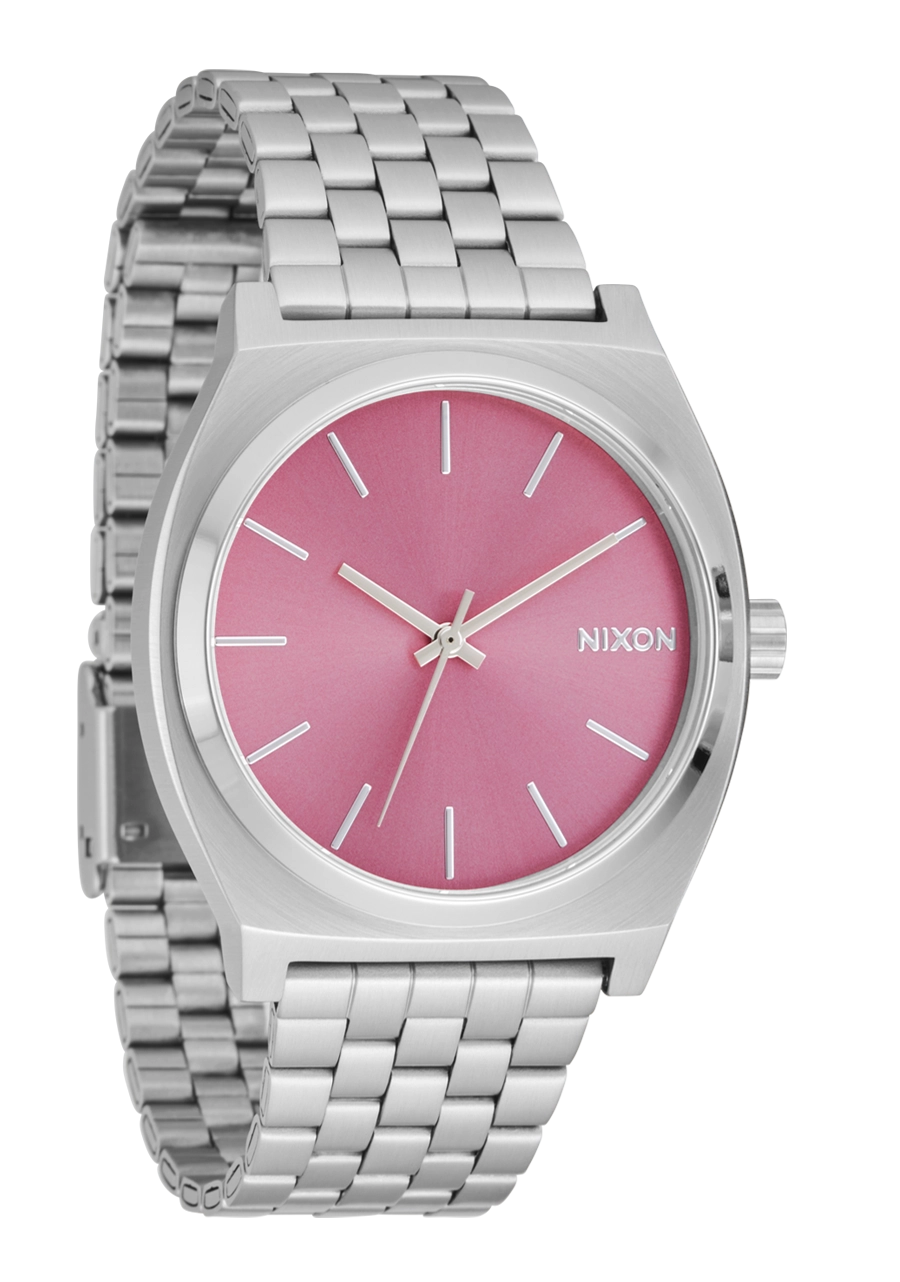 Time Teller - Silver / Pink