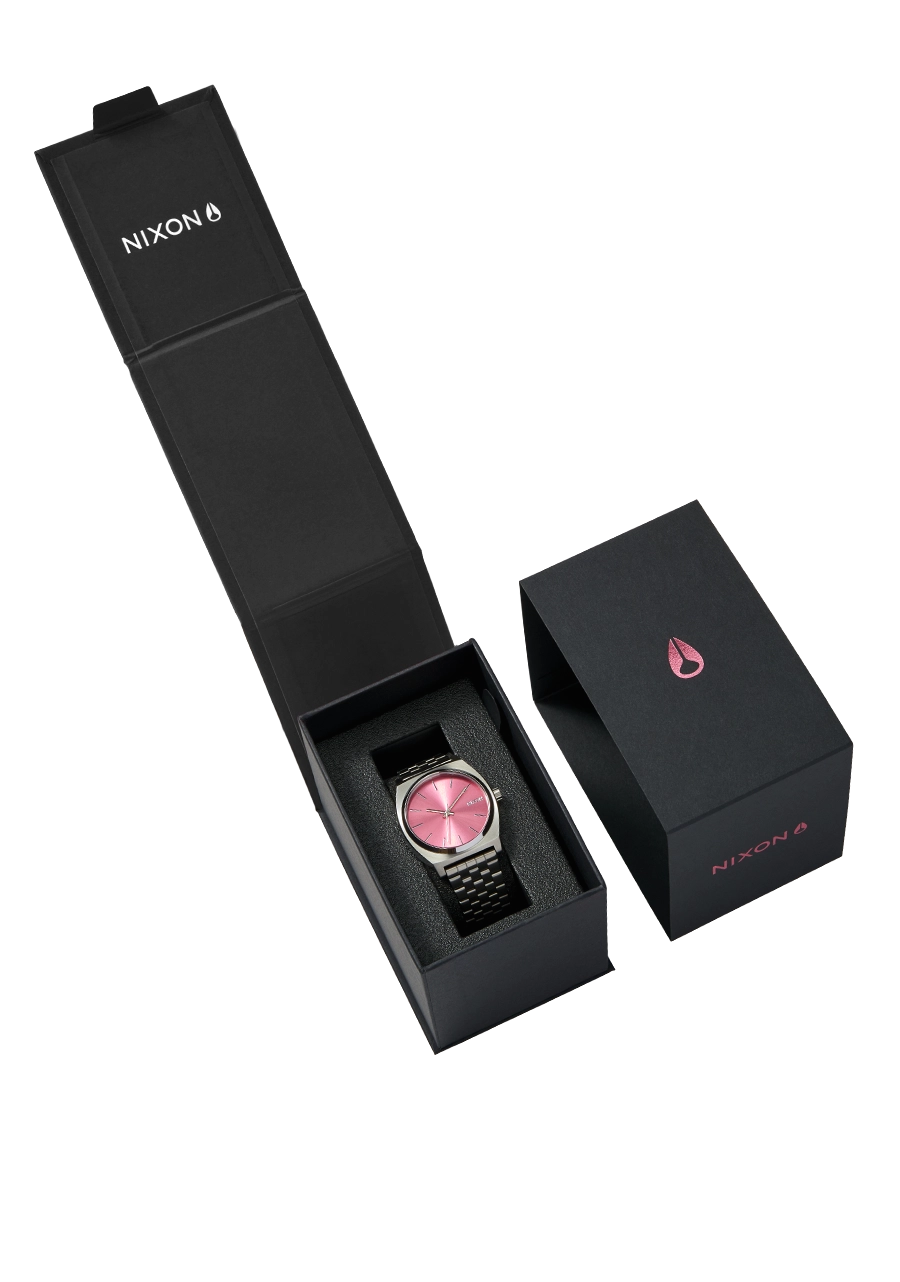 Time Teller - Silver / Pink