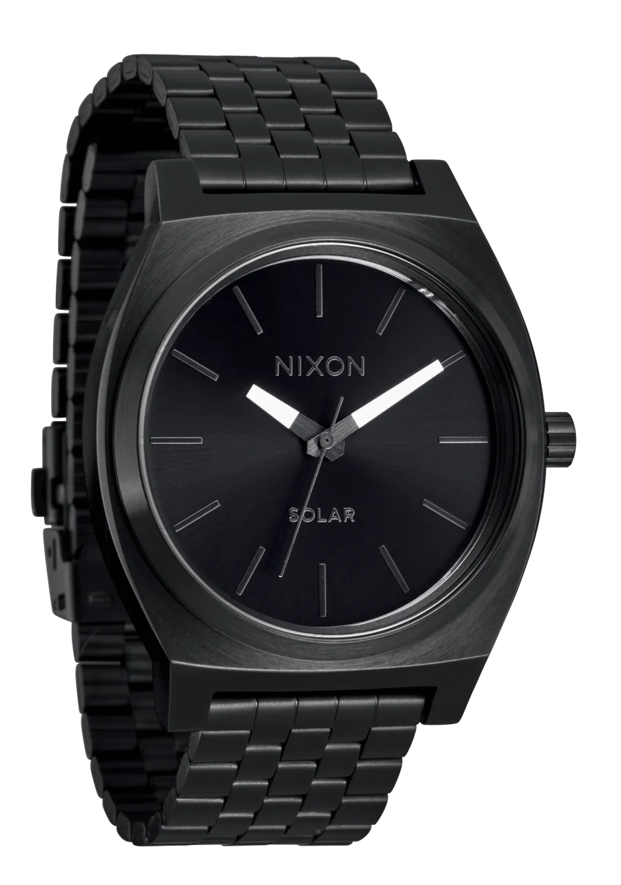 Time Teller Solar - All Black / White