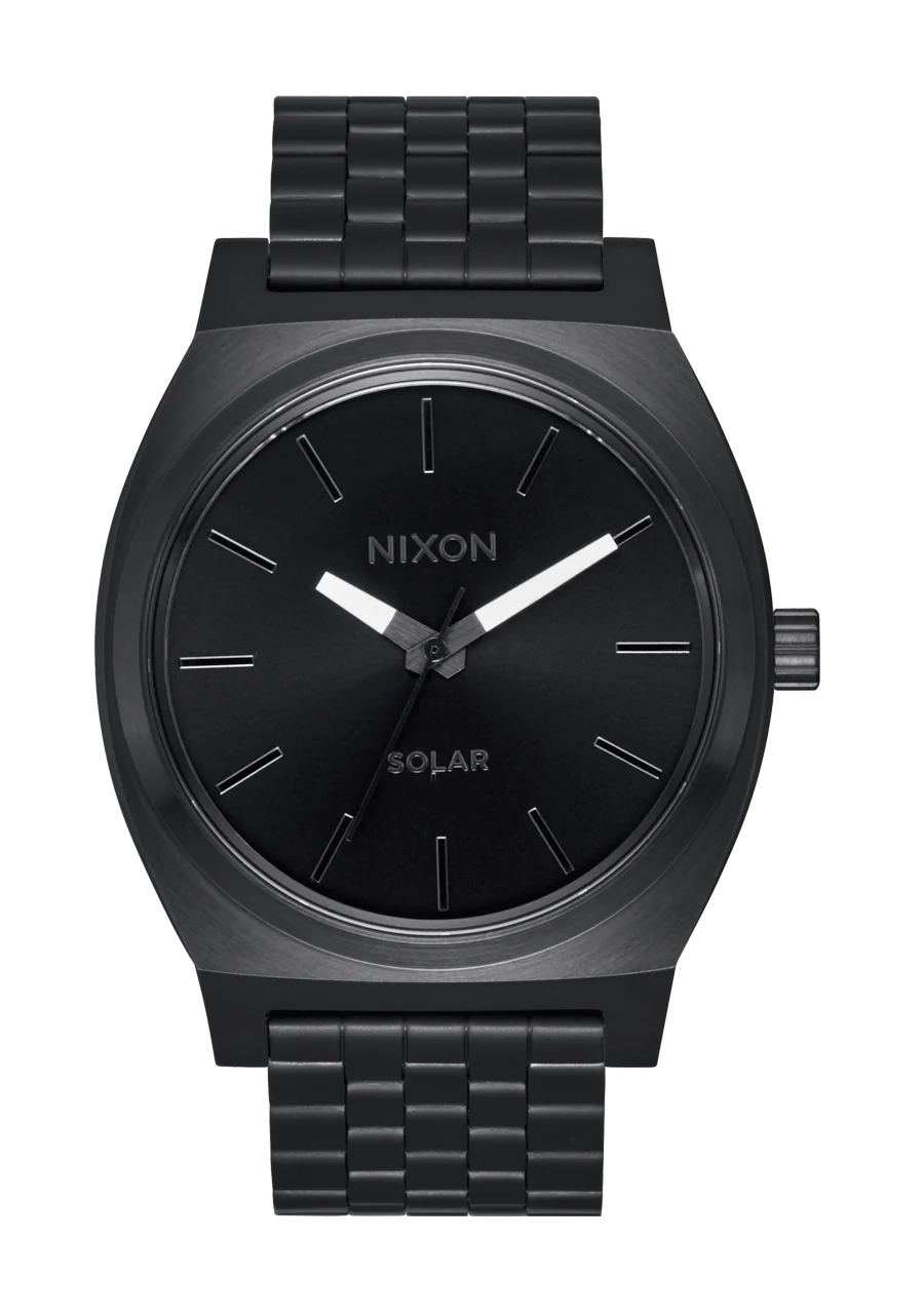 Time Teller Solar - All Black / White