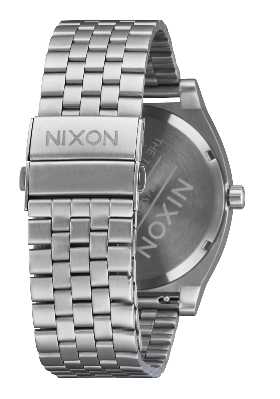 Time Teller Solar - Silver / Dusty Blue Sunray