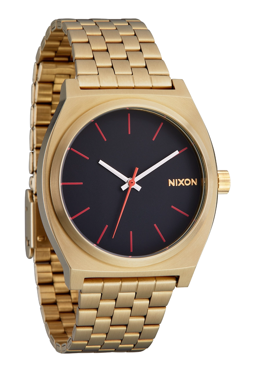 Time Teller - Yellow Gold / Black / Red
