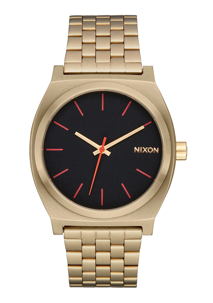 Time Teller - Yellow Gold / Black / Red