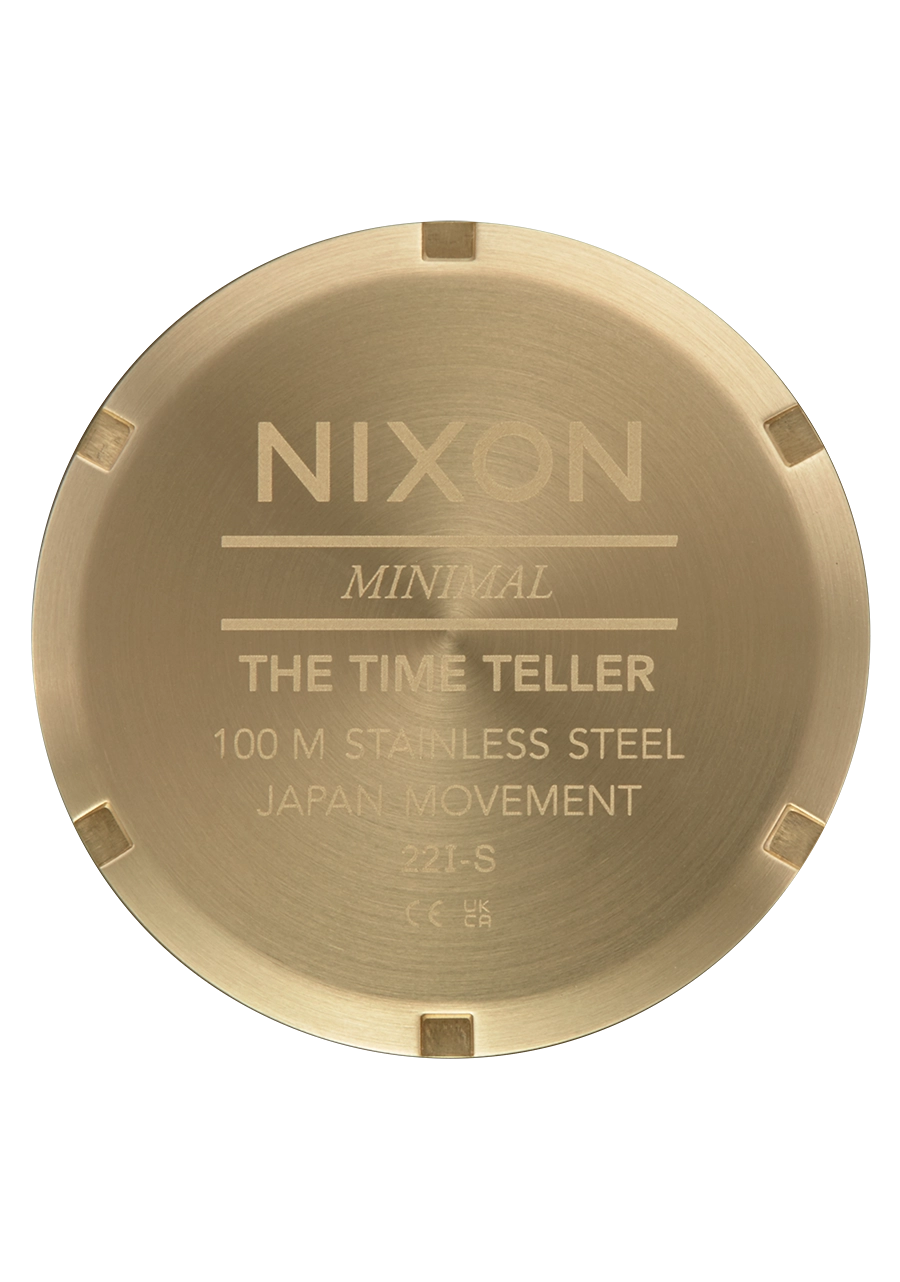 Time Teller - Yellow Gold / Black / Red
