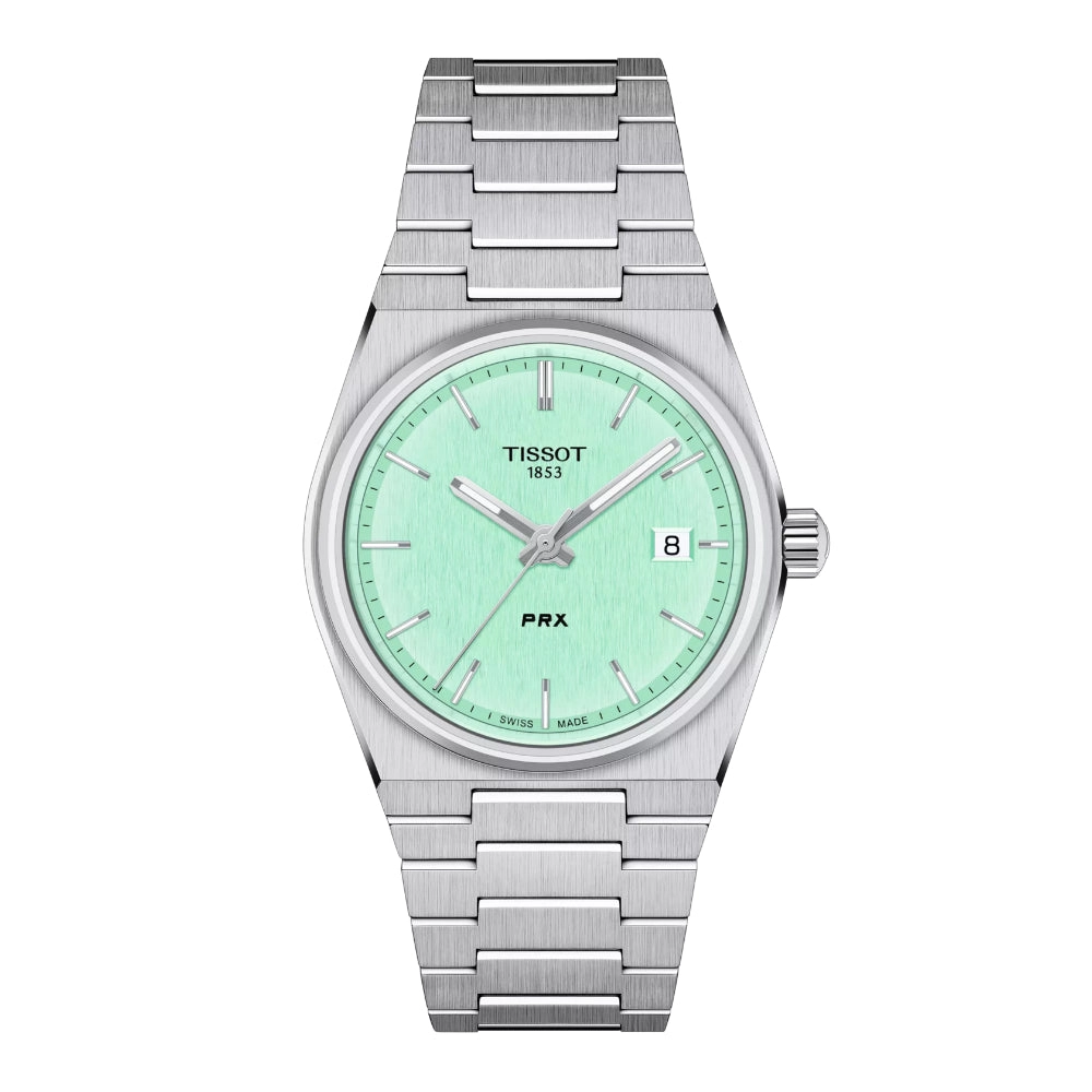 Tissot PRX 35mm Quartz Watch with Light Green Dial