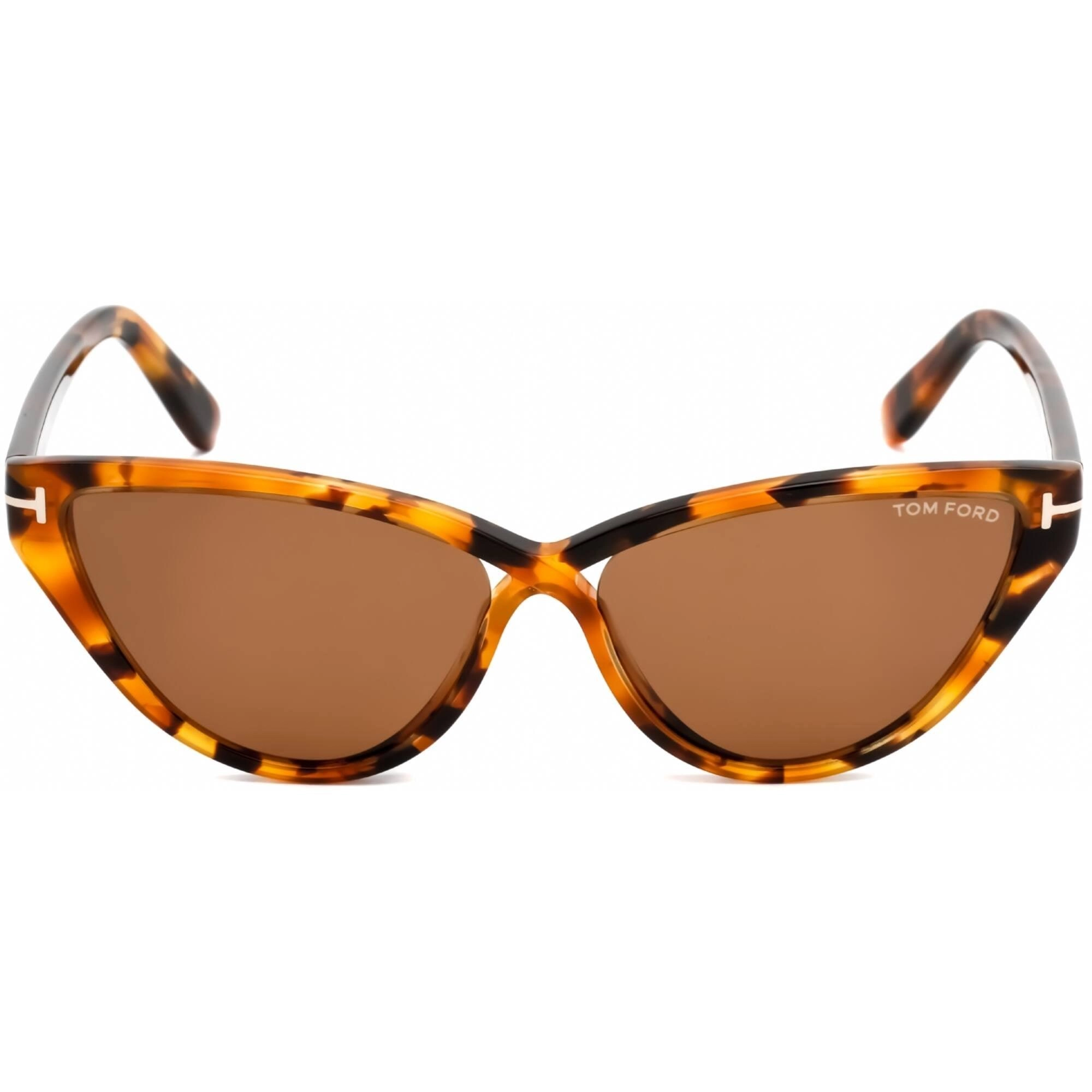 Tom Ford Women's Sunglasses - Colored Havana Plastic Frame Brown Lens | FT0740 55E