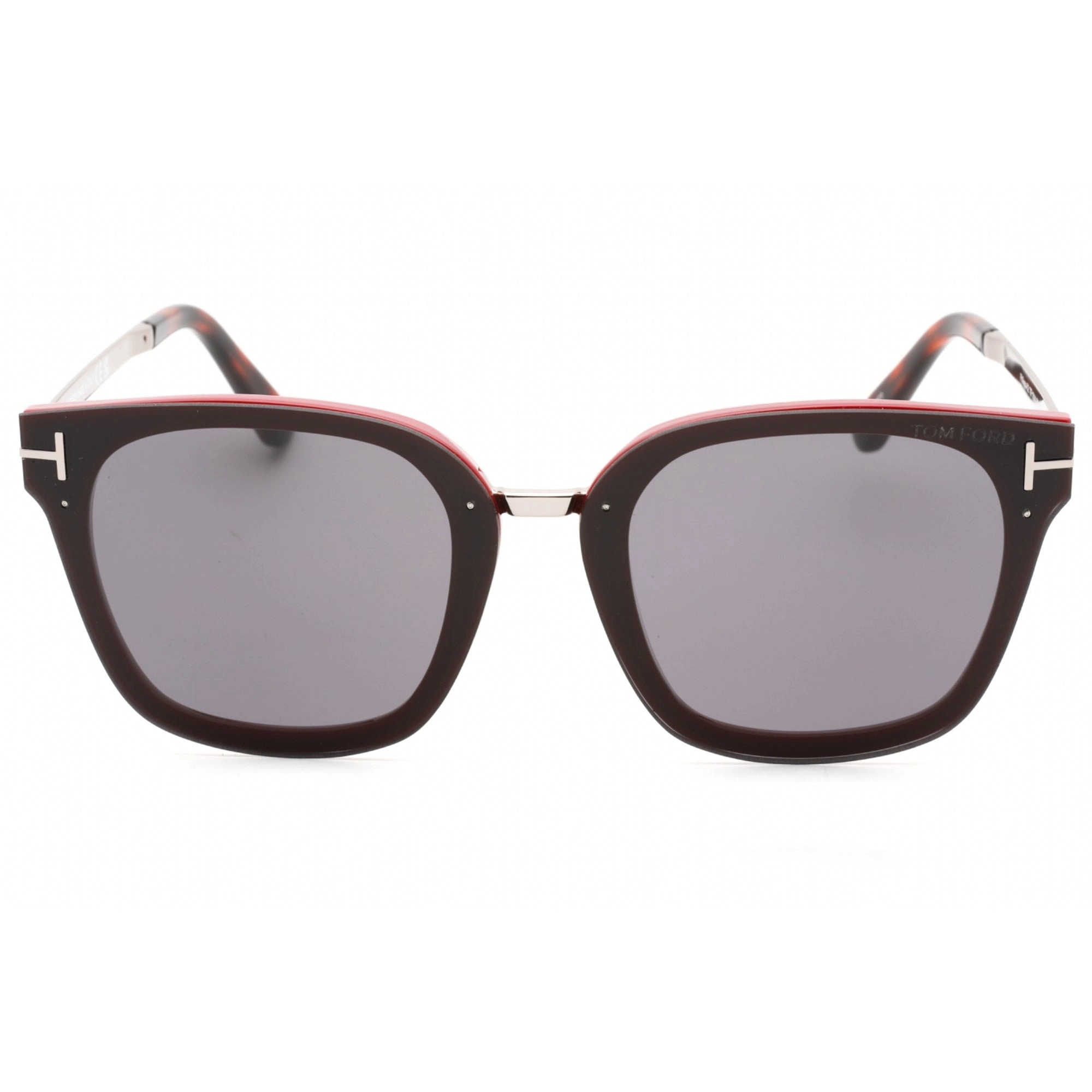 Tom Ford Women's Sunglasses - Shiny Bordeaux Cat Eye Shape Full Rim Frame | FT1014 71A